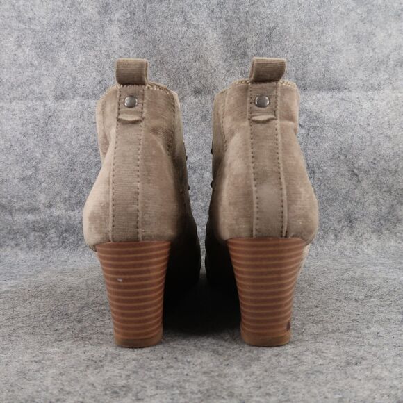 Rampage Shoes Womens 7.5 Booties Wedge Fashion Classic Comfort Chukka Lace Up - Picture 5 of 13